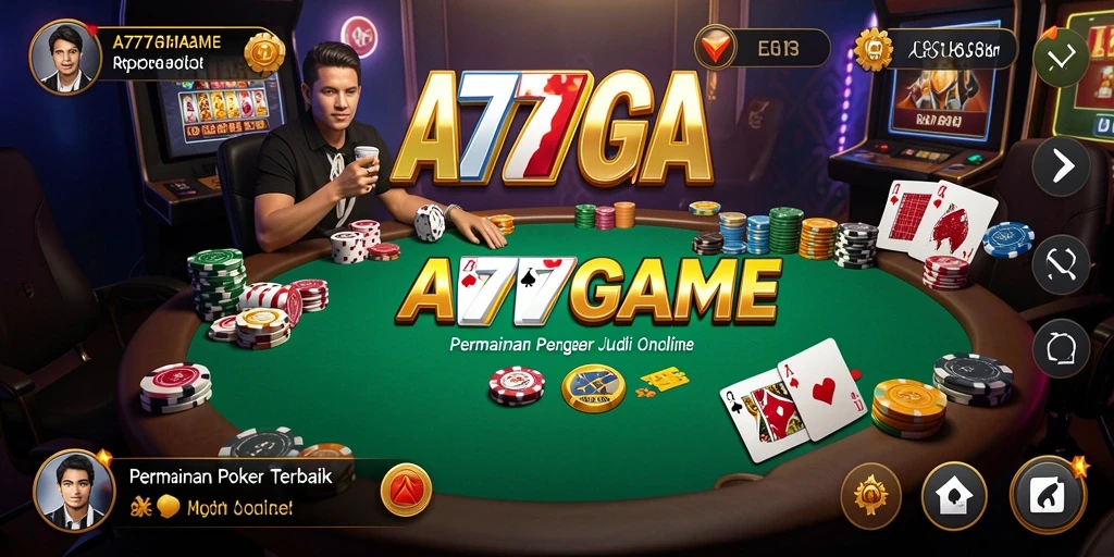 Gameplay menarik A777GAME dengan fitur Poker yang mendebarkan.