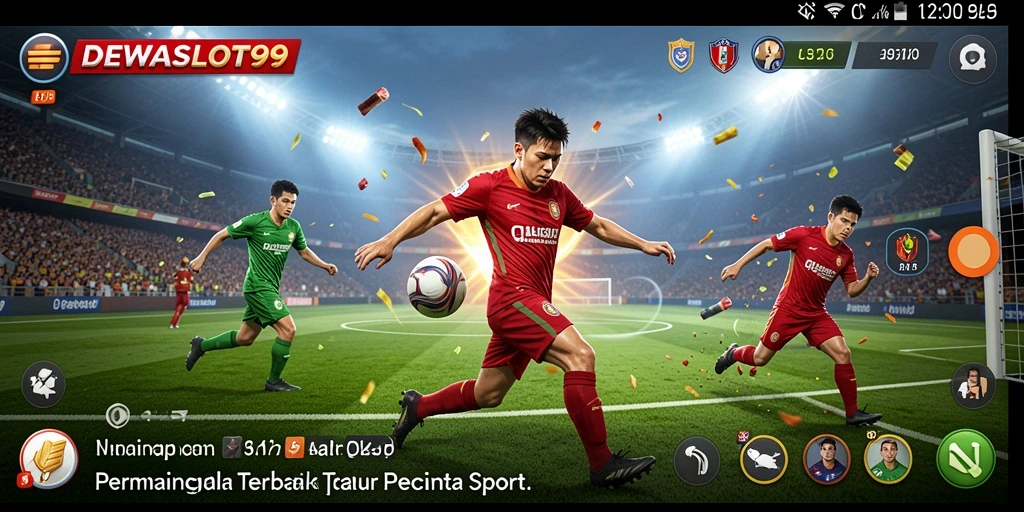 Tampilan permainan olahraga yang seru di DEWASLOT99.