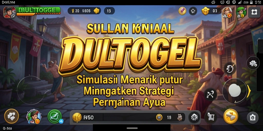 Tampilan gameplay DULTOGEL yang menarik dan interaktif.