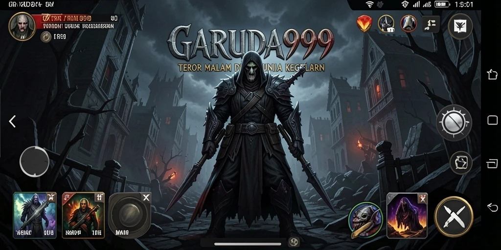 Tampilan gameplay HORROR yang menegangkan dan mendebarkan.