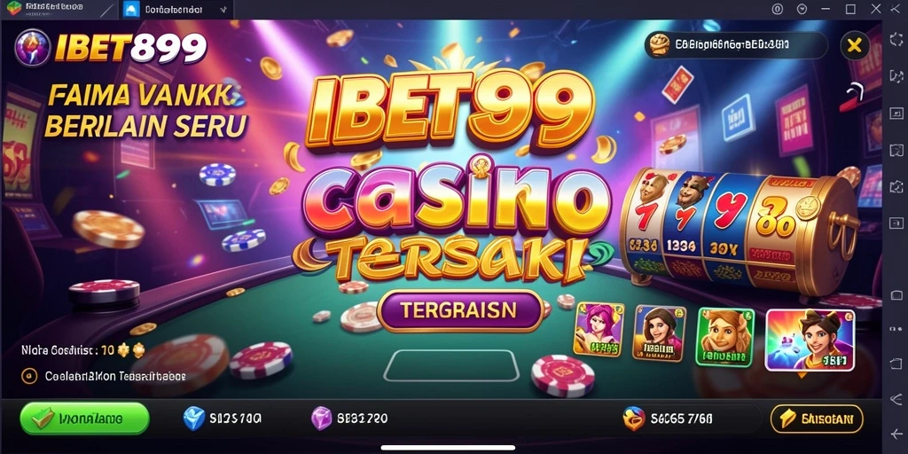 Screenshot gameplay IBET899 dengan tampilan kasino yang menarik dan interaktif.