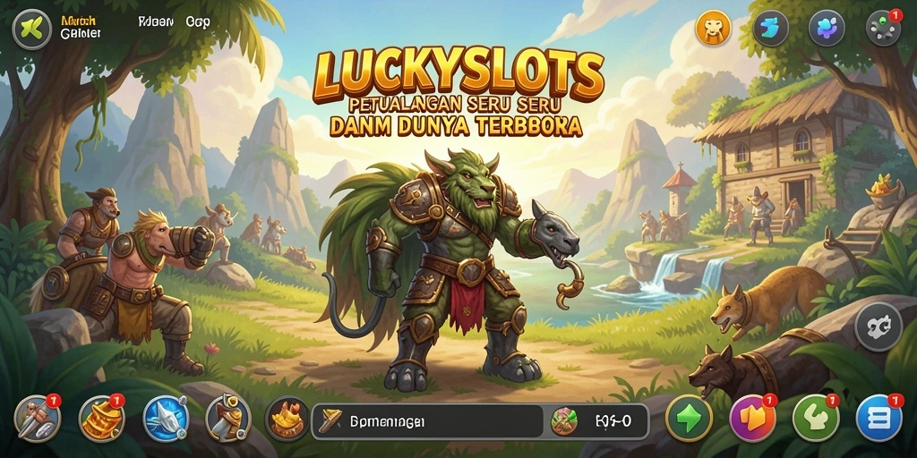 Gameplay seru di dunia terbuka LUCKYSLOTS.