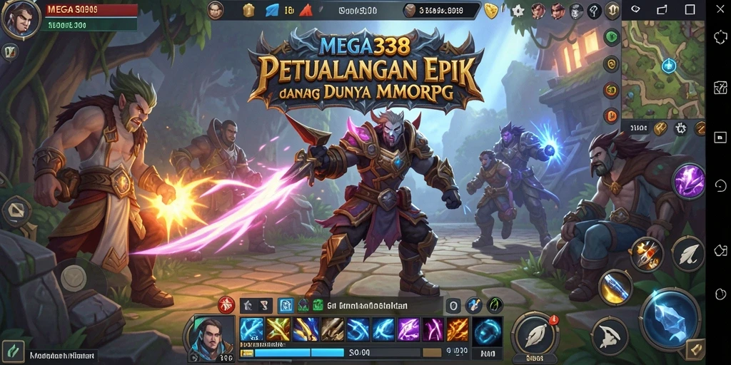 Screenshot gameplay <strong>MEGA338</strong> menampilkan aksi seru dalam pertempuran epic.
