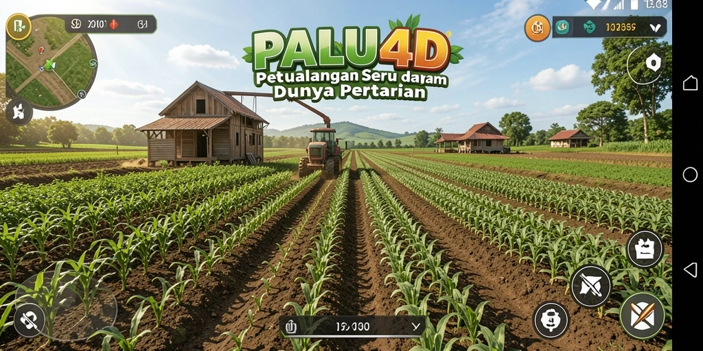 Tampilan menarik dari gameplay <strong>PALU4D</strong> dengan aktivitas pertanian yang seru.