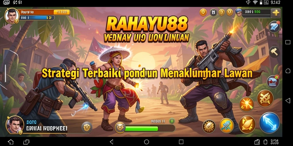 Tampilan gameplay RAHAYU88 yang penuh strategi dan aksi.