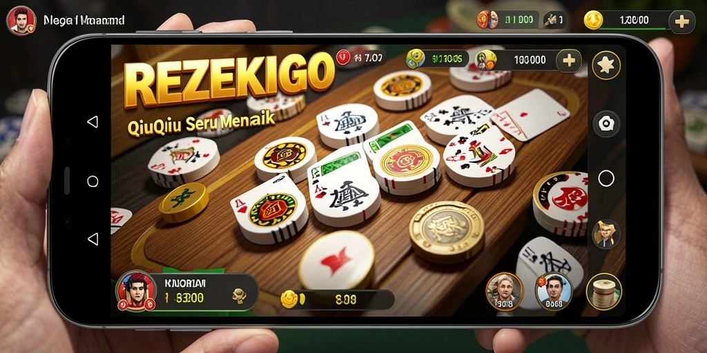 Tampilan gameplay seru dari REZEKIGO QiuQiu.