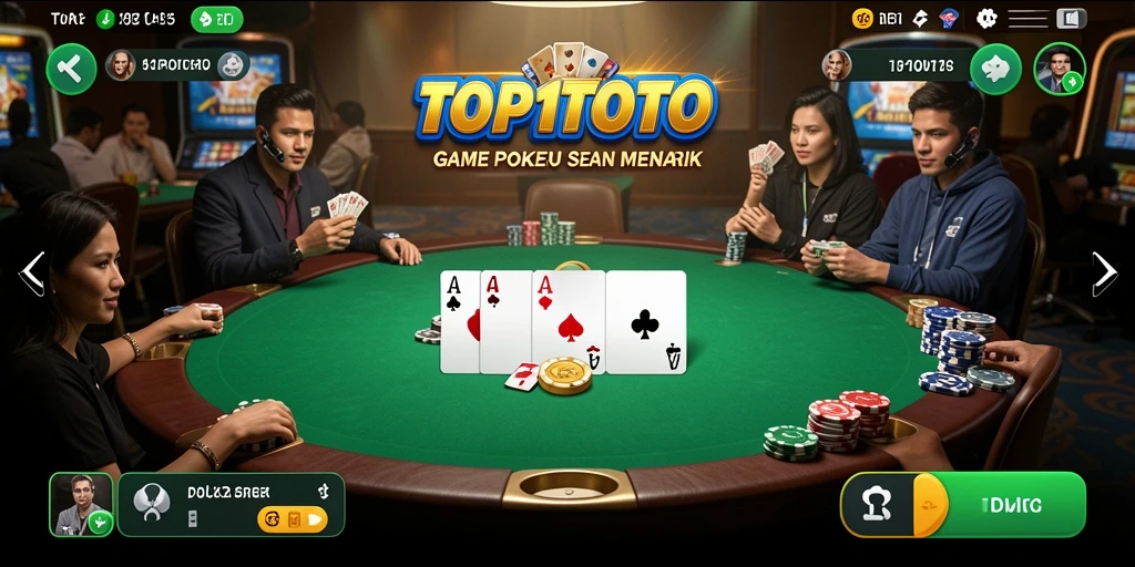 Screenshot utama menampilkan gameplay seru di TOP1TOTO.